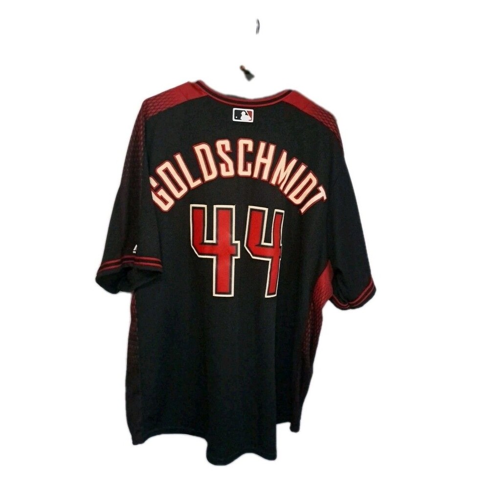 Rare Paul Goldschmidt #44 Majestic Cool Base Arizona Diamondsbacks Jersey Sz 2XL